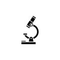 Microscope vector icon